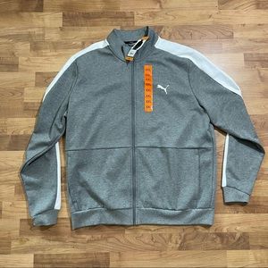 Puma Men's Full Zippered Track Active Casual Jacket Size XXL NWT